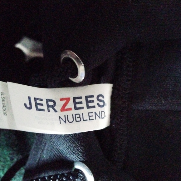 Jerzees Nublend Dealmaker Pullover Black Hoodie - Picture 3 of 3